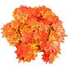 Artificial Maple Leaves Rattan Wall Hanging Garland Vine Fake Plants Maple Foliage Leaf Christmas Thanksgiving Autumn Decoration