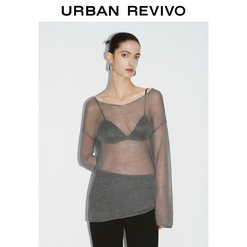 

Женский вязаный свитер с V-образным вырезом UR M