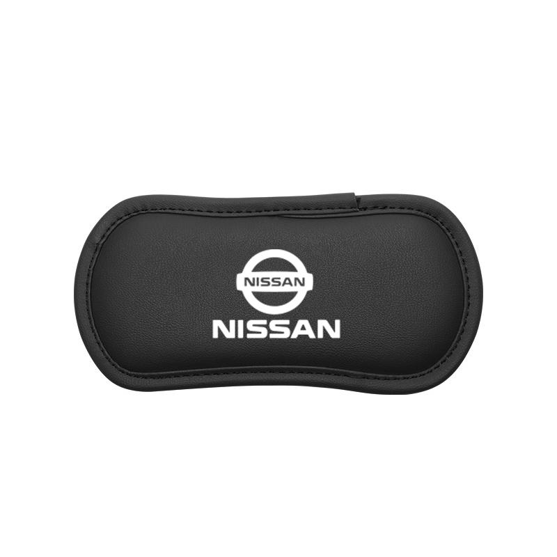 Car Knee Cushion Pad Leather Soft Memory Foam Leg Support Mat For Nissan Sylphy N7 Qashqai J11 J10 Teana Note Navara Juke Patrol
