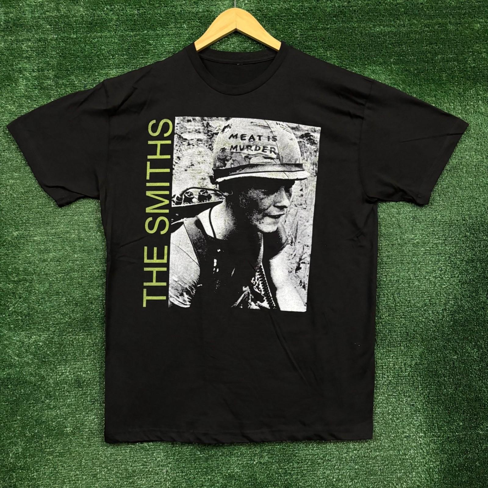 

The Smiths Meat Is Murder Rock Band TShirt Woman Man Summer Fashion Casual Cotton Graphic T Shirts Shortsleev Streetwear 4XL