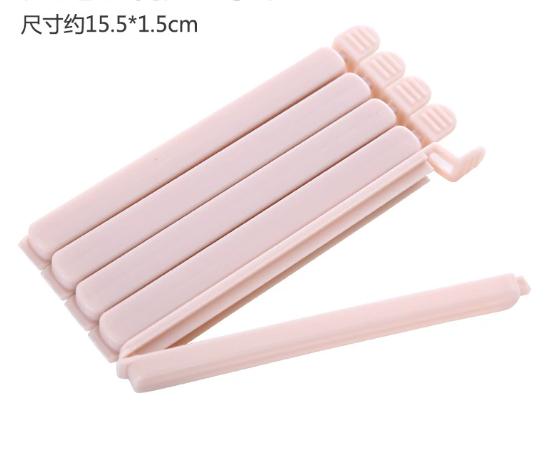 10PCS Bag Clips Food Snack Sealing Clip12/15.5cm Portable Kitchen Storage Accessories Tool Elastic Buckle Package Bag Clamp 2025