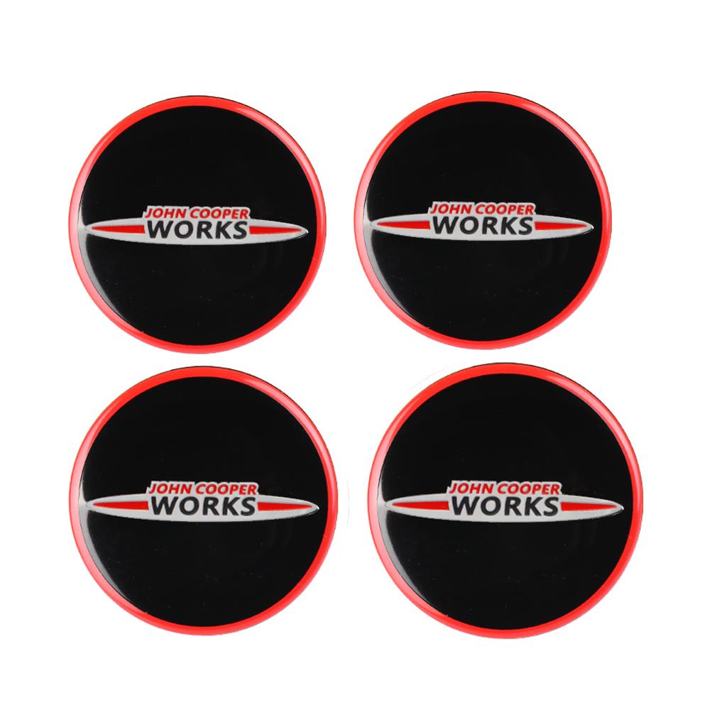 52mm Wheel Center Hub Cap Tires Rim Stickers For BMW Mini Cooper One S JCW R55 R56 R60 R61 F54 F55 F60 Countryman