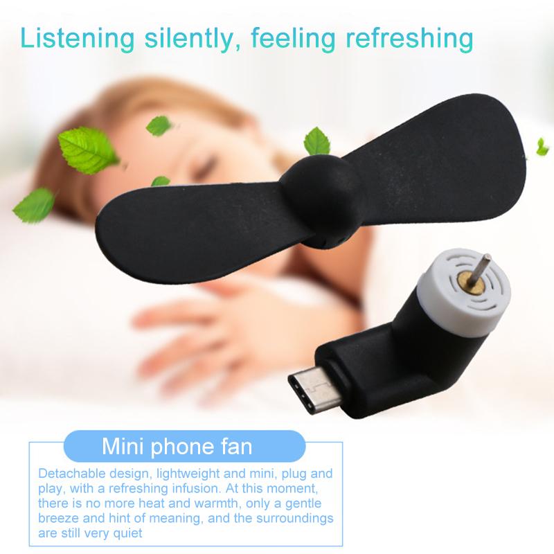 2In1 Mini Portable Mobile Phone Fan Cooler For Android For Iphone For Samsung For Huawei For Ipad