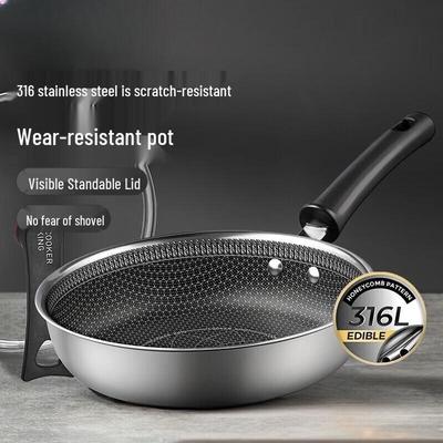 316 Edelstahl Antihaft-Bratpfanne