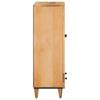 Storage Cabinet In Brown 60 X 33.5 X 100 Cm Solid Mango Wood