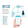 Waterproof Outdoor Fingerprint Lock - Smart, Old-Fashioned Iron Gate Door Lock with Tuya & Password Function.