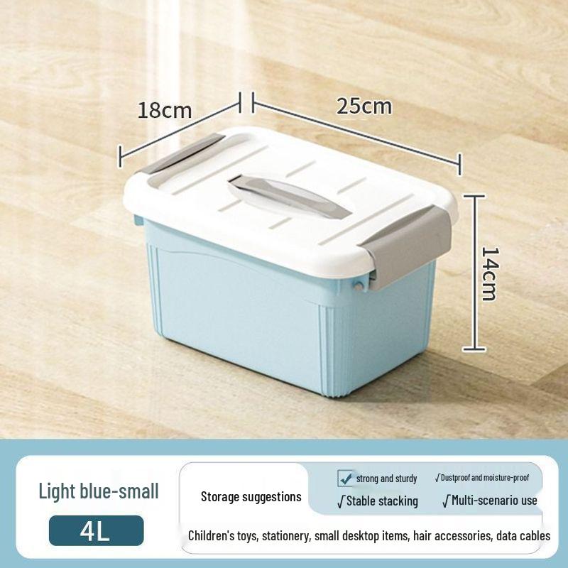 Extra Large Thickened Plastic Storage Box for Toys and Clothes