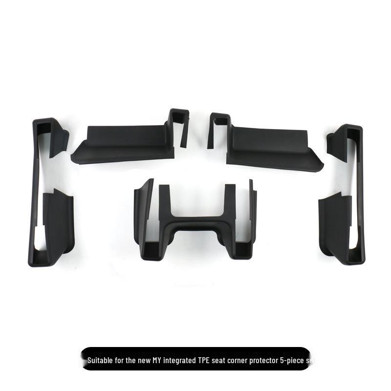 Tesla Model Y Rear Seat Anti-Kick Protector Mats and Door Sill Strips