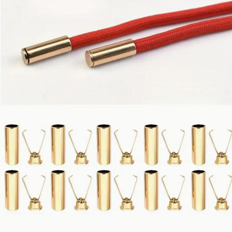 20PCS Practical Shoe Lace Ends Tip Hat Drawstring Fixing Buckle Mutli-Purpose Shoelace Replacement Heads for Shoes, Jackets
