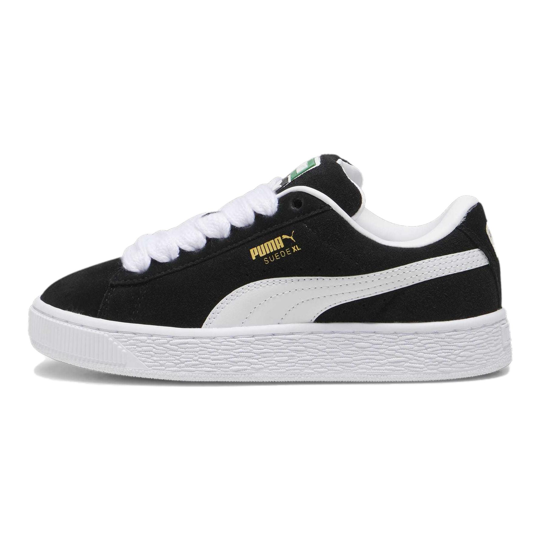 

Puma Suede XL Кроссовки для детей старшего возраста Черно-белые Детские кроссовки 396577-02 37.5