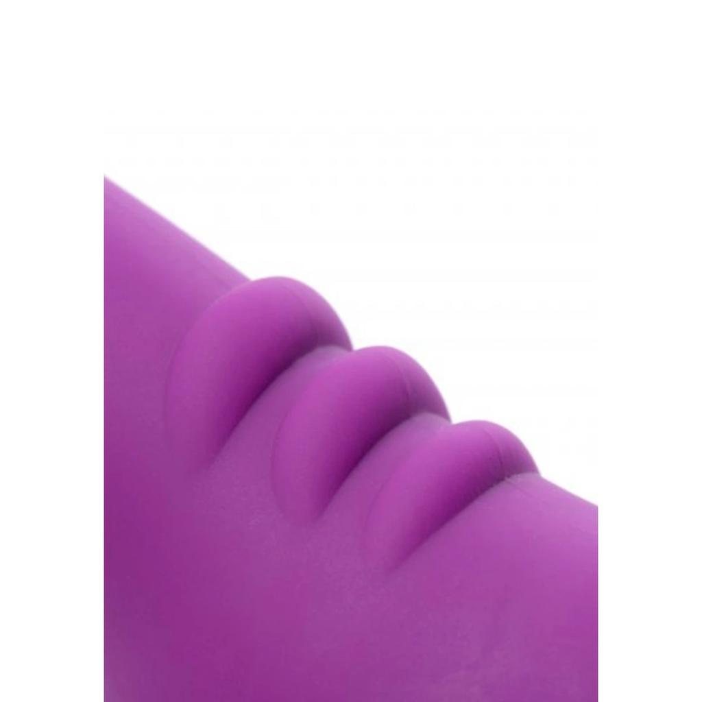 XR Brands - Triple Vibrating Silicone Strapless Dildo Royal