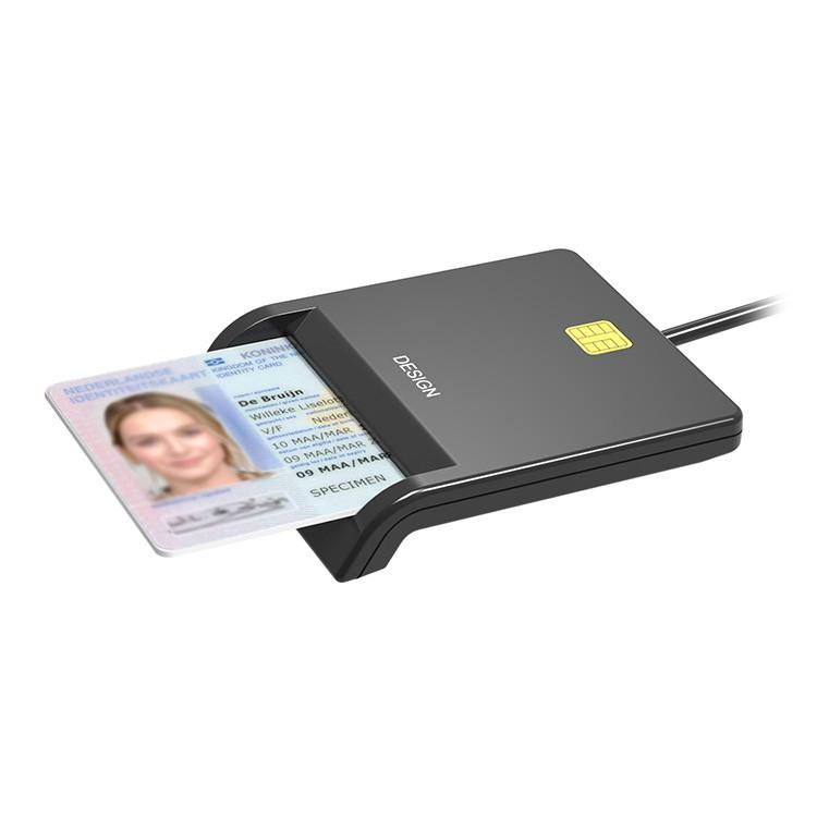Versatile High Quality Credit Smart Card Reader Writer IC ID EMV USB ISO 7816 with SDK чёрный