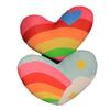 Rainbow Heart-Shaped Couple Cushions - Cute and Creative Holiday Gift