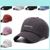 Letter Embroidered Memorie Baseball Cap Round Top Breathable Hat Gift Adjustable