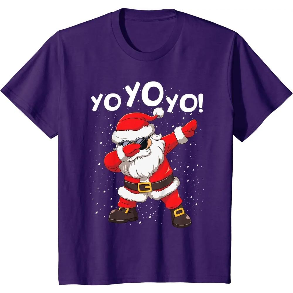 Dabbing Santa Claus Funny Xmas Dab Dance Boys Men Christmas T-Shirt