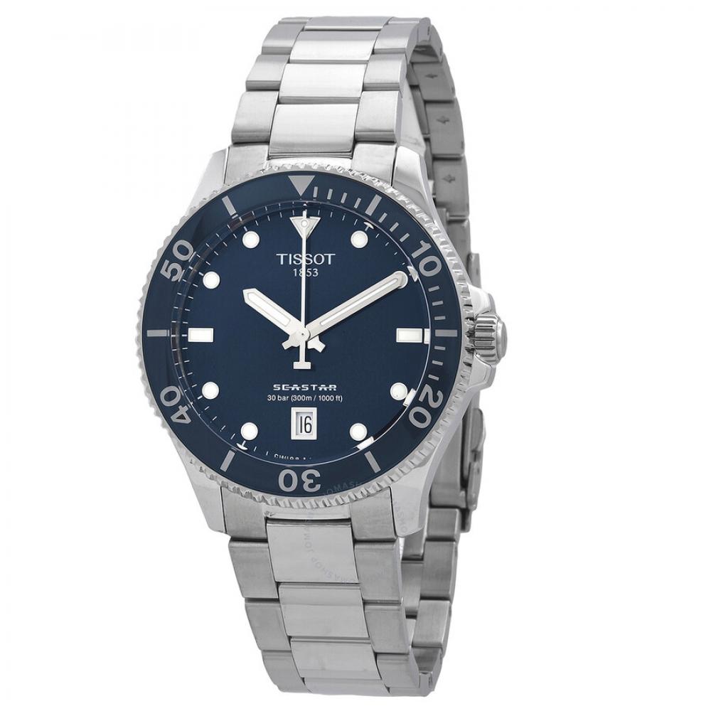 

Tissot Чоловічий годинник Seastar Quartz Blue Dial T120.410.11.041.00