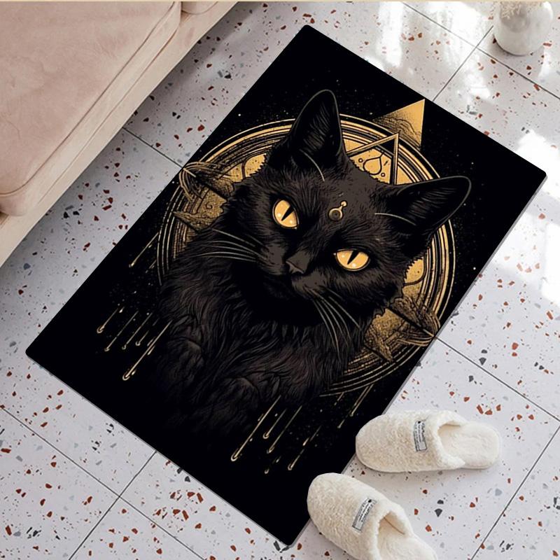Katze Tier Teppich Haus Teppich Büro Dekorativer Teppich Für Wohnzimmer Schlafzimmer Fußmatte Boden Teppich Computer Stuhl Bereichsteppich