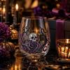 Pumpkin Tentacle Halloween Glass Skull Ghost Drinking Wine Cup Gothic Halloween Art Cup  Cocktail