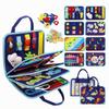Soft Felt Learning Busy Board | Fine Motor Skills Development, Portable unfolds Design Style 1
