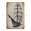 Pirate Ship Patent Structure Vintage Metal Sign Personalized Decoration Wall Cave Wall Decor Cinema Tin Sign Poster
