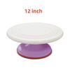 Cake Stand Baking Tool 10 12 14 Inch Mounted Cream Cake Table Turntable Rotating Table Stand Base Turn Around Decorating Table