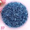 New 2*6.5mm 400pcs/lot Czech Cylindrical Glass Bugle Beads European Seed Long Tube Two Hole Loose Beads for Jewelry Making