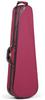 Super Light Triangular Shaped Violin Case, Burgundy