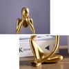 Nordic Resin Statue Thinker Abstract Figurine Crafts Modern Art Sculpture Living Room Desktop Home Decor Christmas Gift