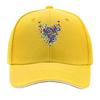 Colorful Butterflies Heart Canvas Wall Art Hip Hop hat Fashion Outdoor Sports Sandwich Baseball Cap