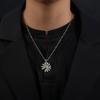 Zircon Daisy Necklace: Unisex High-End Fashionable Clavicle Chain