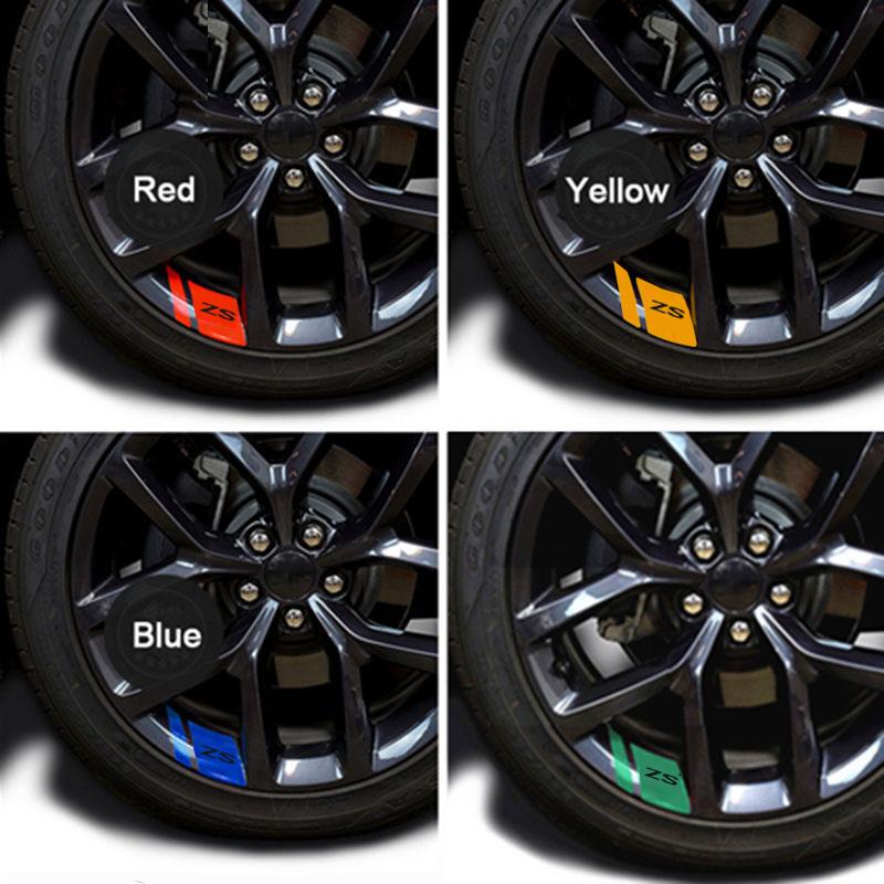 6Pcs Car Wheel Sticker For Morris Garages MG ZS HS Auto Accessories