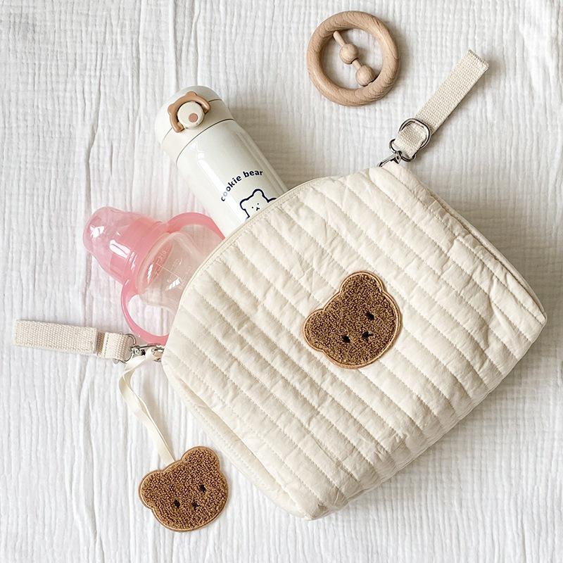 Universal Large Capacity Cotton Stroller Organizer and Handbag for Mums