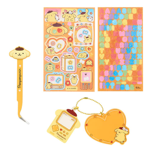 Sanrio Tweezers & Deco Charm (Enjoy Idol) Pompompurin 370312