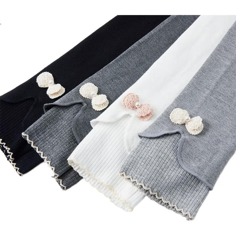 Disney White Girls' Leggings, Spring And Autumn Stylish Pants for Girls, Spring Outerwear Long Trousers SP97706, Light Gray, 130