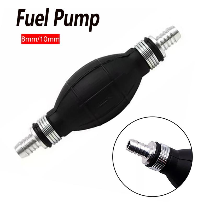 8mm/10mm Universal Fuel Pump Rubber Manual Liquid Oil Transfer Pump Hand Manual Oil Pump Primer Bulb for Car Motorcycle Boat