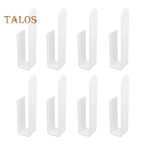 2/4/6/8 Stück Baseballkappenhalter, Wandmontage, Hut-Organizer-Haken, L-förmiges Design, Mehrzweck-Hutständer aus Acryl, einfach zu installieren