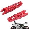 2pcs Rear Foot Pegs Footrest Aluminum Alloy Replacement FP‑256‑Set for DUCATI 1098 1198Red