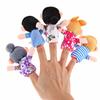Toys Cloth Doll Toys Cartoon Doll Family Finger Puppets Set Hand Puppet Finger Doll Plush Toys