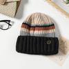 Knitted Warm Hat Ladies Pullover Ear Protector Confinement Windproof Hat Outdoor Cycling Sports Wool Hat Tide
