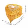 Zinc Zinc Zinc Alloy Retro Jewelry Container European Style Trinket Case Fashion Heart Jewelry Box  Gifts