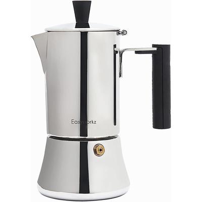 Pedro Stovetop Espresso Maker 4Cup 200ml Stainless Steel Italian Coffee Machine Maker Moka Pot Induction Espresso Pot