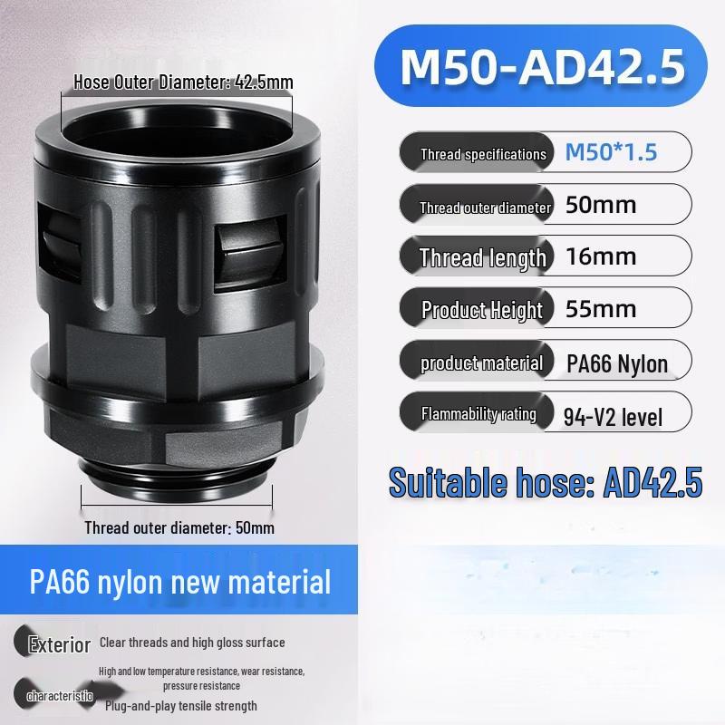

Rongyu Plastic Corrugated Pipe Quick-Connect Fitting