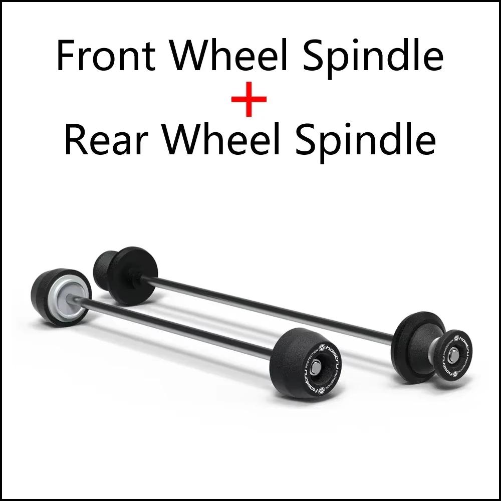 Wheel Protector for Yamaha FZ07 MT07 2013 - 2024 XSR700 2016 - 2024 Superior Crash Slider Set Front and Rear Wheel Axles Forks