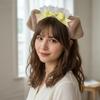 Soft Plush Dog Ear Hairband For Women Girls Cosplay Anime Hair Hoop Party Costume Sweet Style Accessory