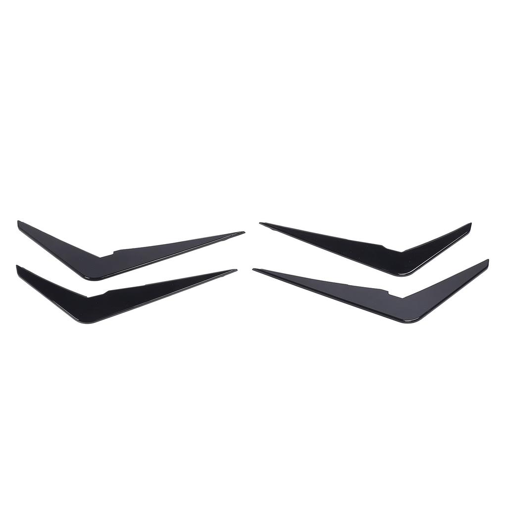 4 Stuks Voorbumper Zijventilatie Sierkap Canard Mistlicht Frame Canard Vervanging voor X5 G05 LCI M Sport 2023 en Later