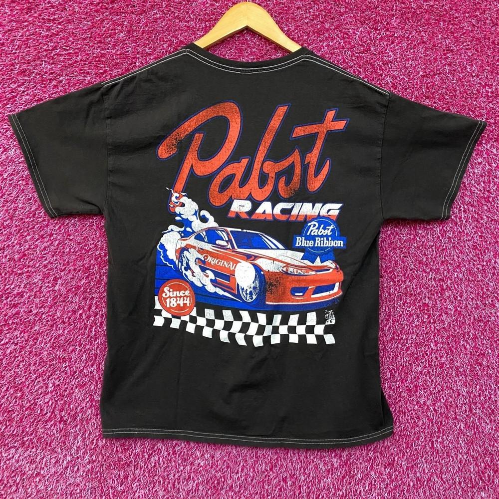 Pabst Blue Ribbon Racing Since 1844 TShirt Large Unisex T-Shirt XXL