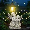 JYL TS/116,New Resin Angel Figurine Solar Outdoor Light for Garden Lawn Waterproof American Craft