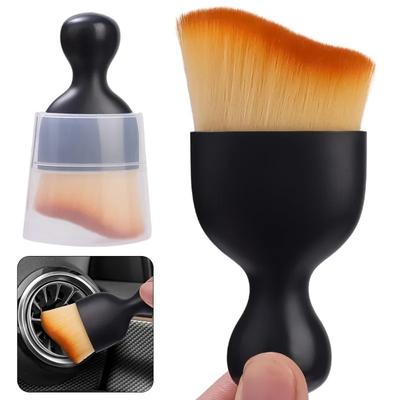 Brosse de nettoyage douce pour sortie d'air de voiture, outils de balayage de la poussière, brosses de nettoyage intérieure automobile, outil de détail de voiture sans rayures