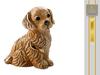 Ceramic Figurine Golden Retriever Puppy Hand-Painted Doggy