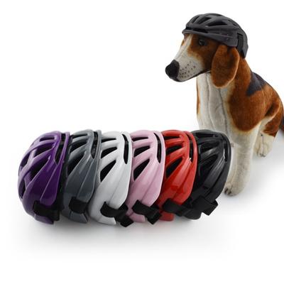 Haustier-Kopfbedeckung, mehrere Belüftungslöcher, mit Polster, Schnallenverstellung, sicheres Fotografieren, ABS, integriertes Design, Haustier-Helm, Fotografie-Zubehör